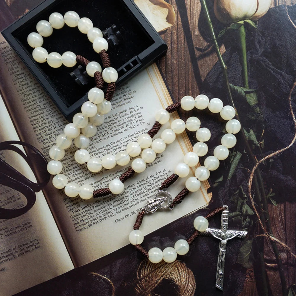 Pure White Our Lady Rosary