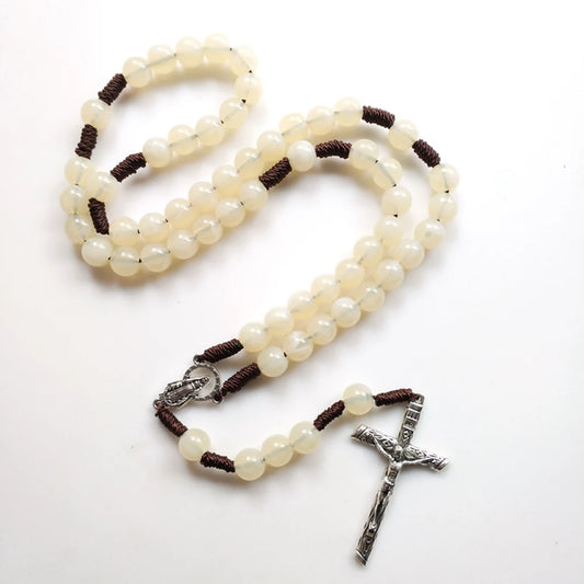 Pure White Our Lady Rosary