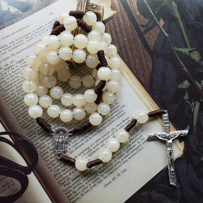 Pure White Our Lady Rosary