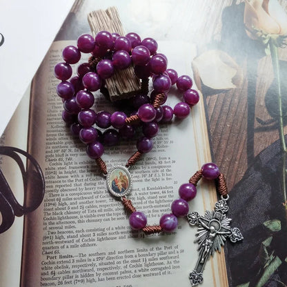 Royal Purple Our Lady Rosary