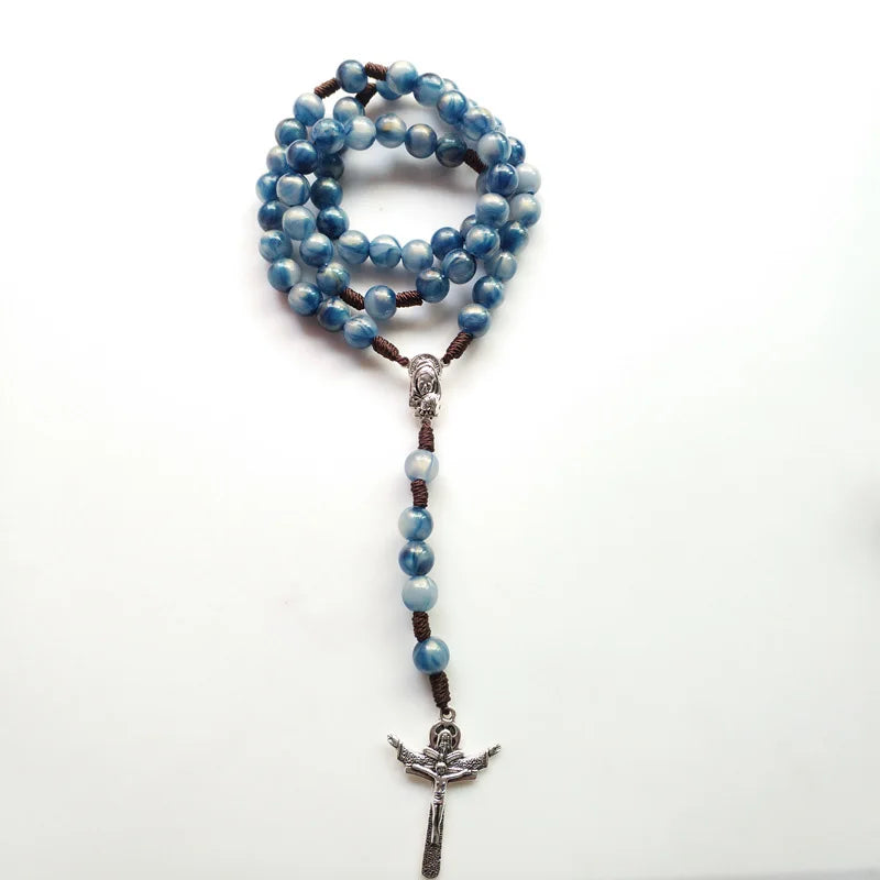 Ocean Blue Our Lady Rosary