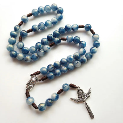 Ocean Blue Our Lady Rosary