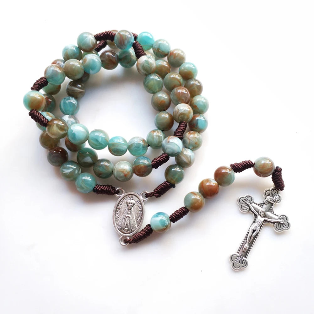 Marbled Serenity Chaplet Rosary