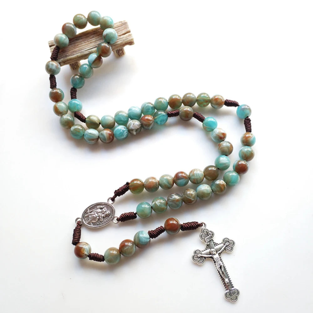 Marbled Serenity Chaplet Rosary