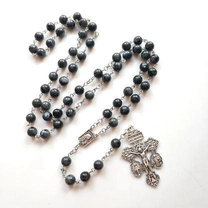 Lava Grace Miraculous Medal Rosary