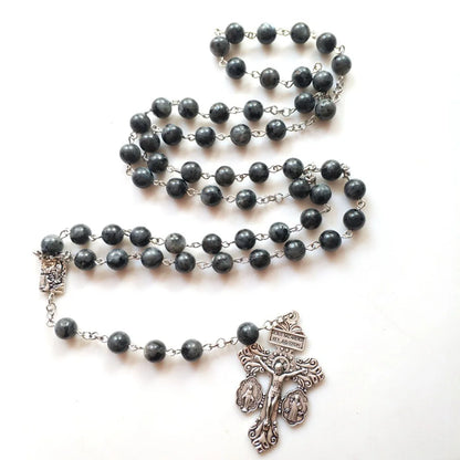 Lava Grace Miraculous Medal Rosary